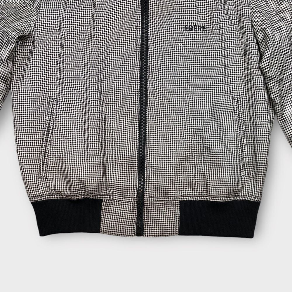 $3795 FRÈRE Men's L Houndstooth New York Designer Full Zip Bomber Jacket Frere - Picture 8 of 11